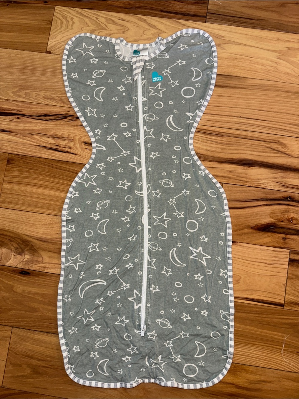 Love To Dream Swaddle UP Newborn | Gray Space Stars